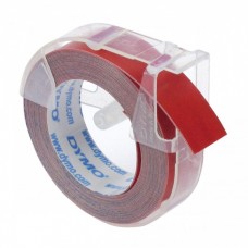 Dymo 3D etiketilint 9mm x 3m, embossing tape plastic S0898150 - punane