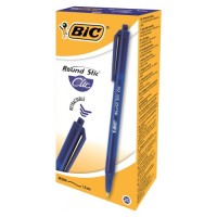 BIC pastapliiatsid Round Stic Clic 1,0 mm, sinine, 20-pakk BIC pastapliiatsid Round Stic Clic 1,0 mm, sinine, 20-pakk