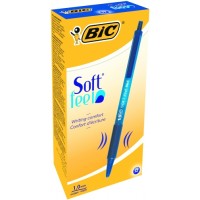 BIC pastapliiatsid Softfeel, sinine, 12-pakk