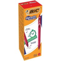 BIC geelpliiatsid Gelocity Quick Dry 0,7 mm, punane, 12-pakk BIC geelpliiatsid Gelocity Quick Dry 0,7 mm, punane, 12-pakk