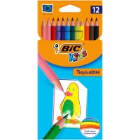 BIC värvipliiatsid Kids Tropicolors, 12 värvi