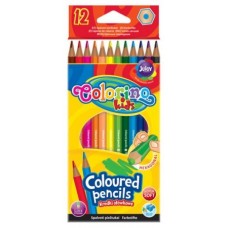 Colorino Kids värvipliiatsid Hexagonal, 12 värvi Colorino Kids värvipliiatsid Hexagonal, 12 värvi