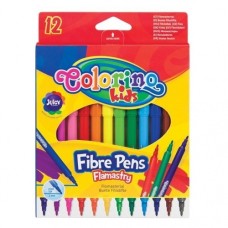 Colorino Kids viltpliiatsid Flamastry, 12 värvi Colorino Kids viltpliiatsid Flamastry, 12 värvi