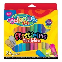 Colorino Kids plastiliin, 24 värvi