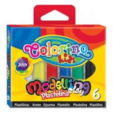 Colorino Kids plastiliin, 6 värvi Colorino Kids plastiliin, 6 värvi