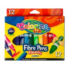 Colorino Kids viltpliiatsid JUMBO 12 värvi Colorino Kids viltpliiatsid JUMBO 12 värvi