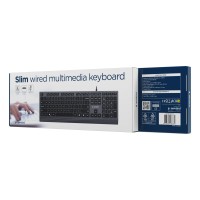 GEMBIRD multimeedia klaviatuur, Type-C, US GEMBIRD multimeedia klaviatuur, Type-C, US