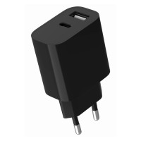 GEMBIRD laadija 2-port USB (A+C) must