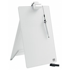 Klaasist lauatahvel Easel Nobo Brilliant White 22x30cm