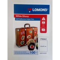 Kile LOMOND, tindiprint, valge läikiv, liimuv, A4, 10 lehte