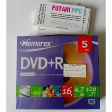 Memorex DVD+R 5-pakk Memorex DVD+R 5-pakk