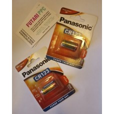 PANASONIC 3V CR123A liitium patarei