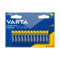 VARTA Longlife Power AAA LR03 patareid 12-pakk