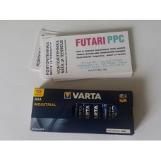 VARTA Industrial AAA LR03 patarei 10-pakk