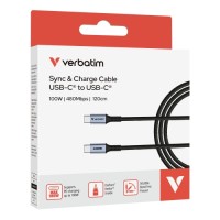 VERBATIM Sync & Charge kaabel 100W