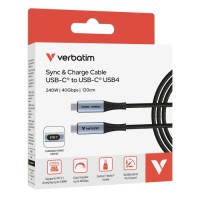 VERBATIM Sync & Charge kaabel 240W toitenäidik