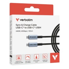 VERBATIM Sync & Charge kaabel 240W