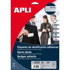 APLI iseliimuvad etiketid tekstiilile
