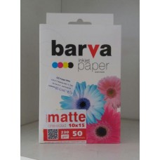 Foto paber BARVA 10x15 230g matt 50-lk