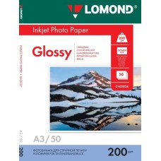 Foto paber LOMOND, läikiv, A3, 200gsm, 50 lehte