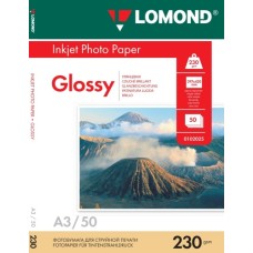 Foto paber LOMOND, läikiv, A3, 230gsm, 50 lehte