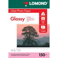 Foto paber LOMOND, läikiv, A4, 150gsm, 25 lehte