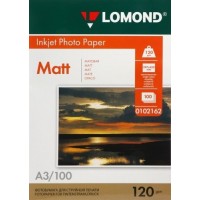 Foto paber LOMOND, matt, A3, 120gsm, 100 lehte