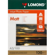 Foto paber LOMOND, matt, A3, 120gsm, 100 lehte