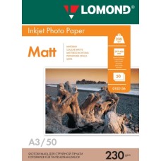 Foto paber LOMOND, matt, A3, 230gsm, 50 lehte