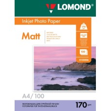 Foto paber LOMOND, matt, A4, 170gsm, 100 lehte