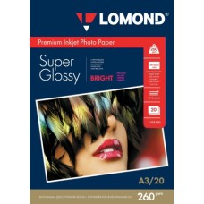 Foto paber LOMOND, läikiv, A3, 260gsm, 20 lehte