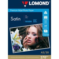 Foto paber LOMOND, satiin, A3, 270gsm, 20 lehte