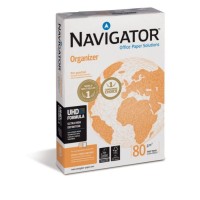 Paber NAVIGATOR Organizer 4 auku A4 80g 500-lk Paber NAVIGATOR Organizer 4 auku A4 80g 500-lk
