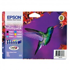 Epson T0807 multipakk tindid 6 x 7,4 ml