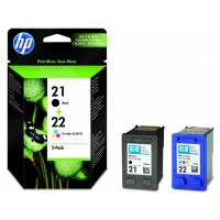HP 21 + 22 multipakk tindid SD367AE
