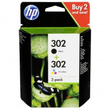 HP 302 multipakk tint X4D37AE