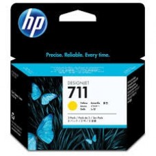 HP 711 kollane tint CZ132A