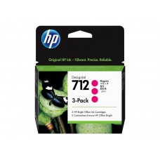 HP 712 punane tint 3-pakk 3ED78A